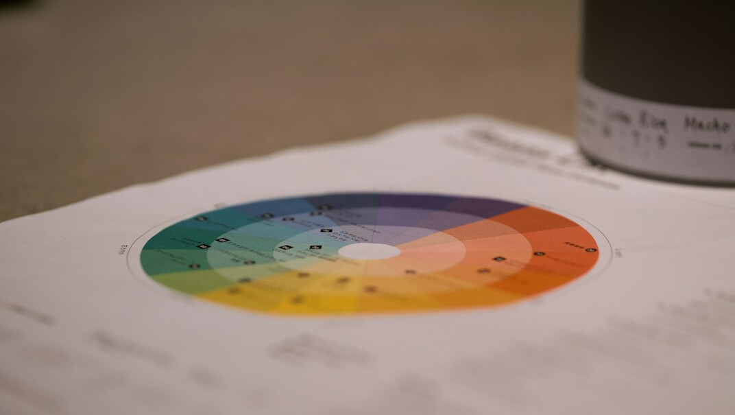 professional video colorist at work